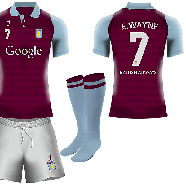 Dudley Villa home kit by J-sports