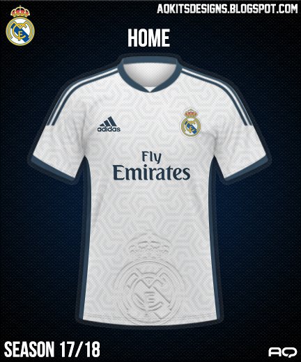 Real Madrid Home Kit Season 17/18