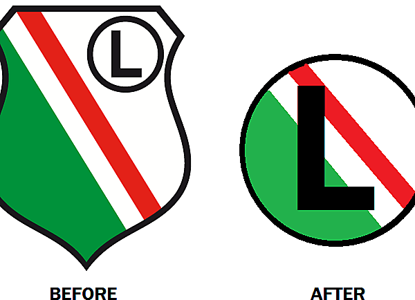 New Legia Warsaw Crest