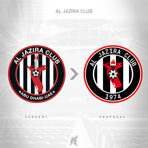 Al Jazira Club Logo Redesign