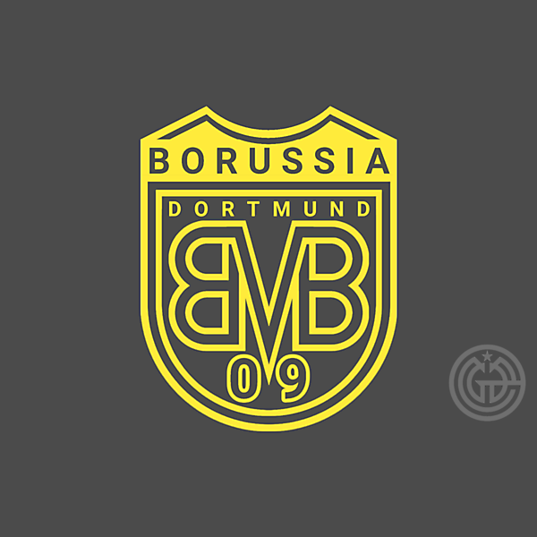 BORUSSIA DORTMUND redesign logo