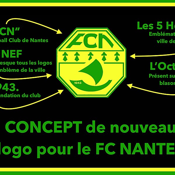 FC Nantes concept logo