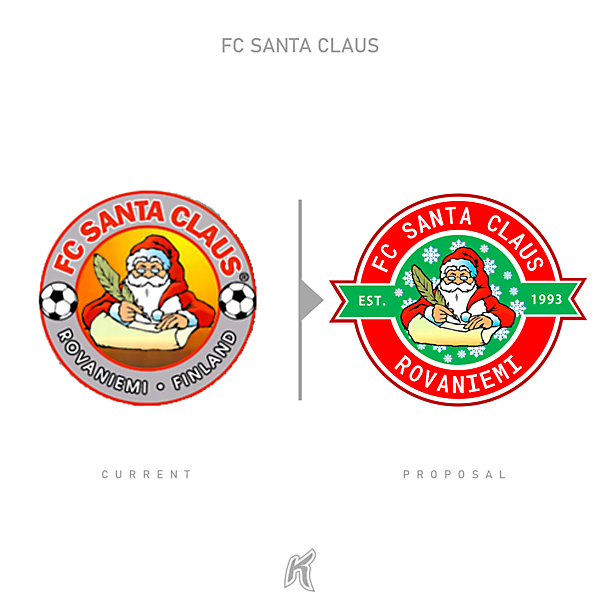 FC Santa Claus Logo Redesign