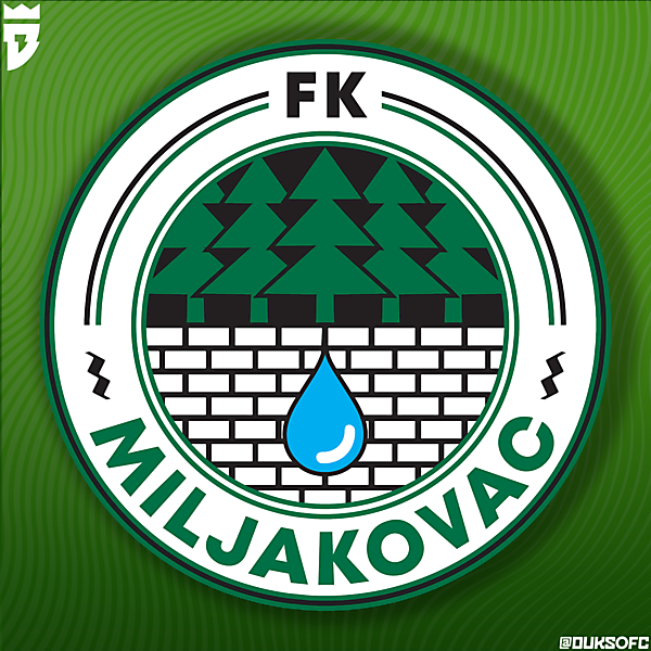 FK Miljakovac Logo Redesign 1