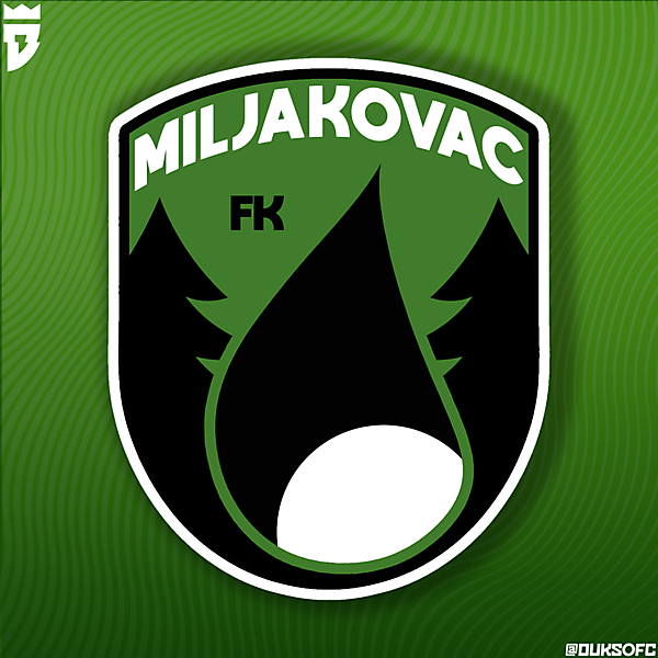 FK Miljakovac Logo Redesign 2