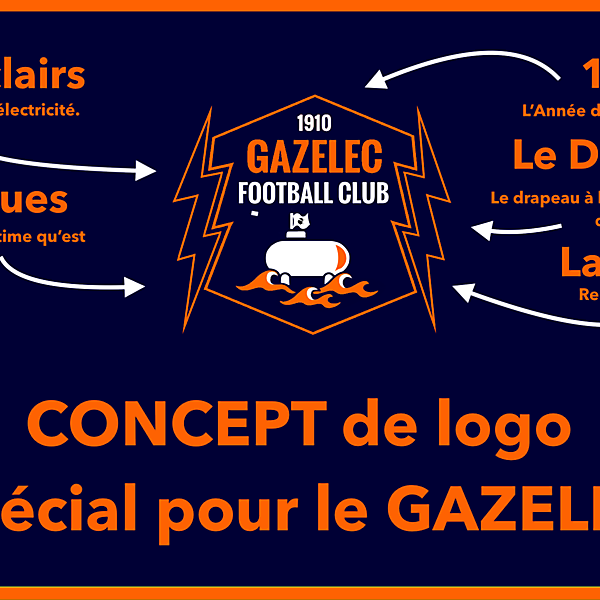 Gazélec FC concept logo