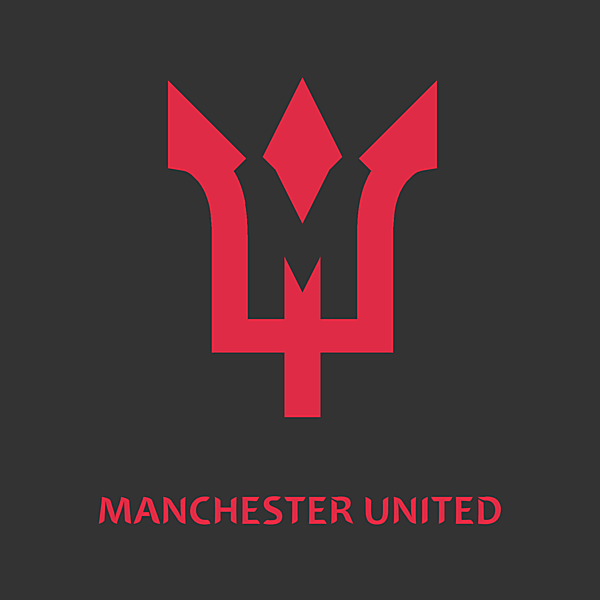 Manchester United logo concept