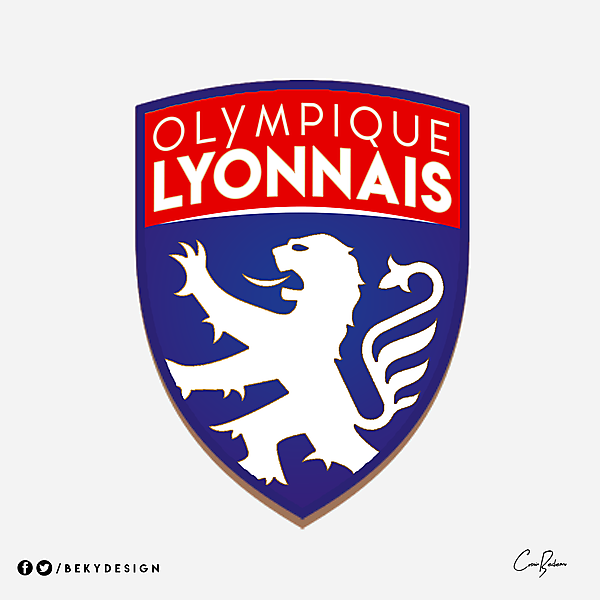 Olympique Lyonnais - LOGO REMAKE