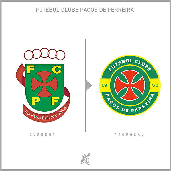 Paços de Ferreira Logo Redesign