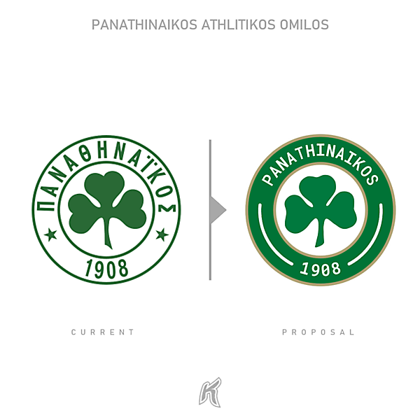 Panathinaikos AO Logo Redesign