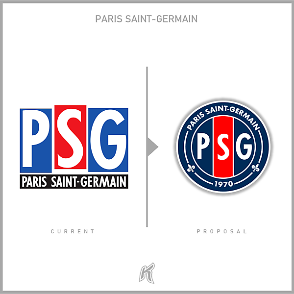 PSG 1992 Logo Redesign