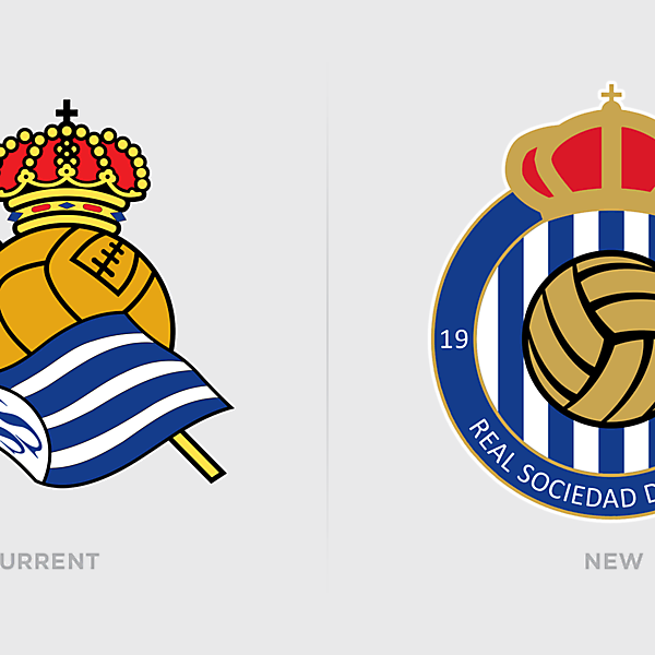 Real Sociedad Logo Redesign