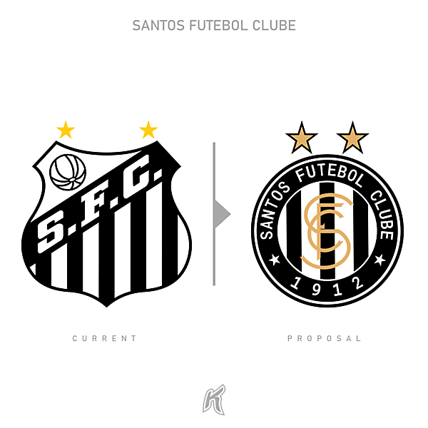 Santos FC Logo Redesign