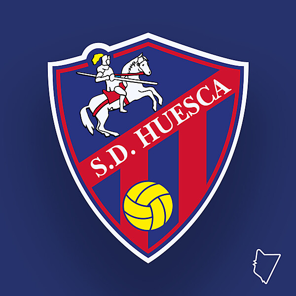 S.D. Huesca crest redesign