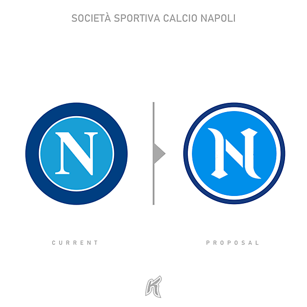 SSC Napoli Logo Redesign