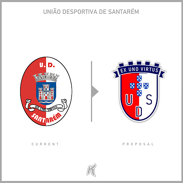 U.D. Santarém Logo Redesign