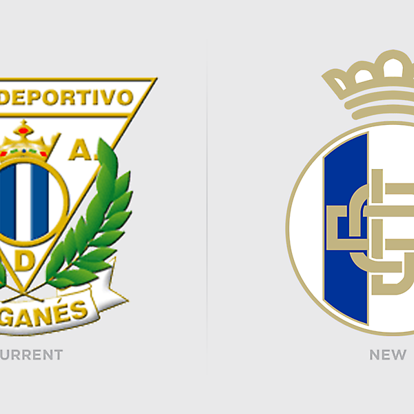 Updated CD Leganes Redesign Logo