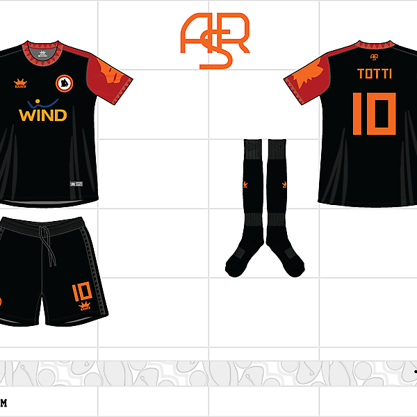 2012-13 as roma 3rd kit