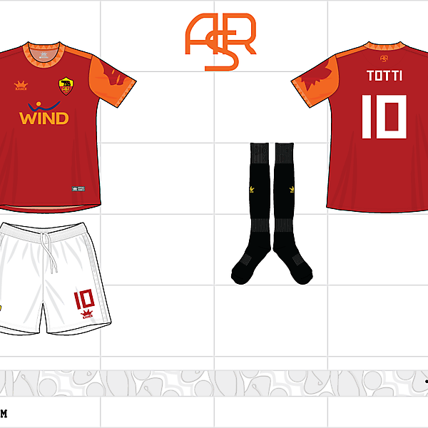 2012-13 as roma home kit