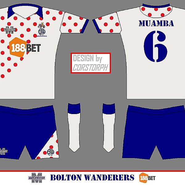 Bolton Wanderers Matchwinner Home Kit