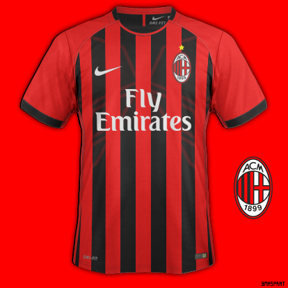 Ac Milan Home Fantasy Kit