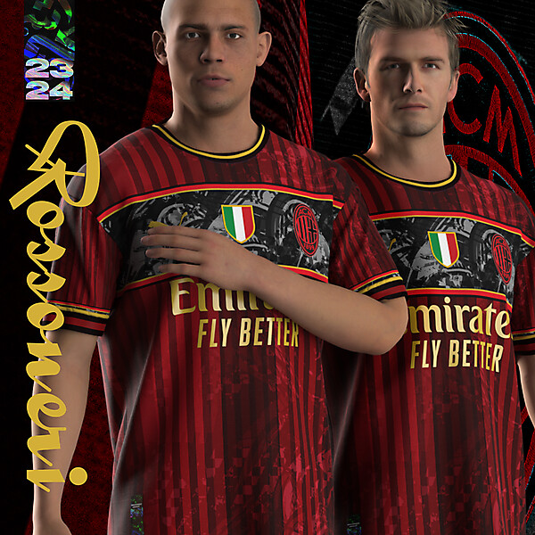 ac milan home kit concept 