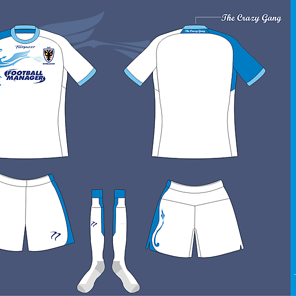 AFC Wimbledon Away kit version 1