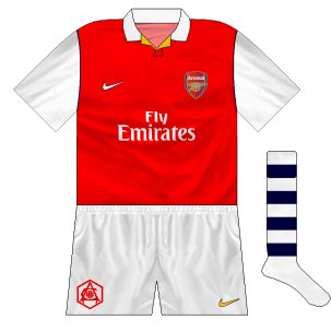 Arsenal 50s throwback set