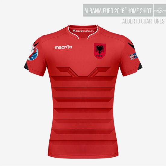 Albania UEFA EURO 2016™ Home Shirt