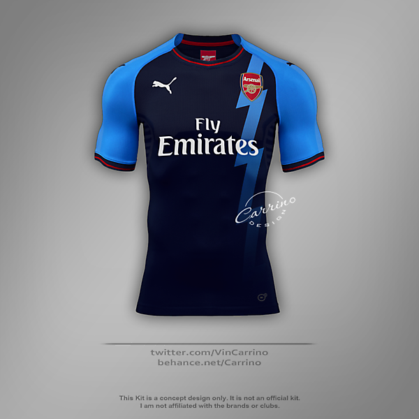 Arsenal FC Third Jersey | Concept Design