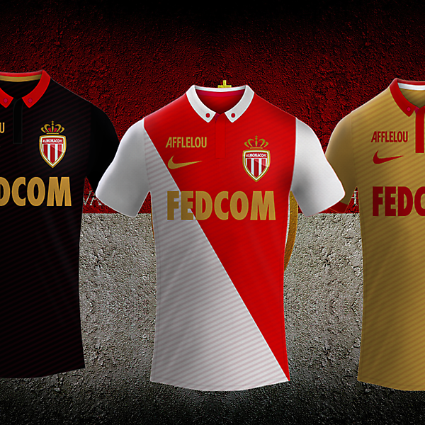 AS Monaco 16/17 Nike Kits