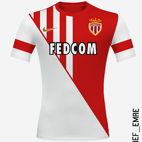 As Monaco Home Shirt Design