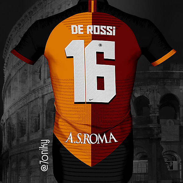 AS ROMA BACK DE ROSSI