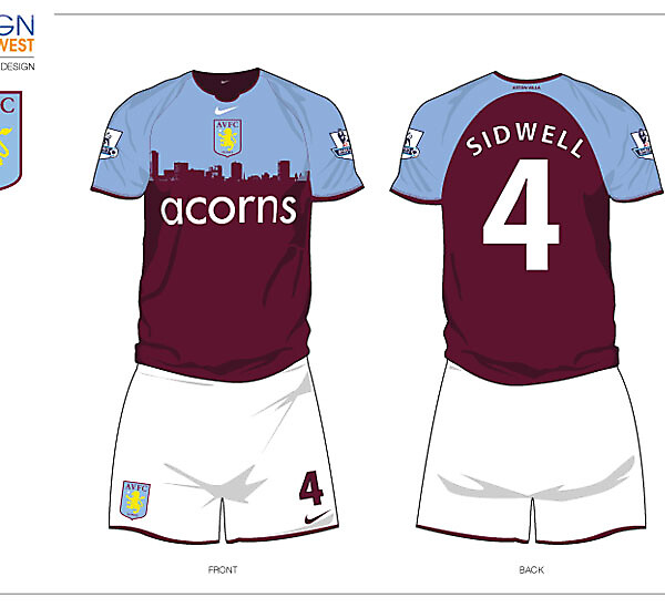 Fantasy Aston Villa Home Football Kit