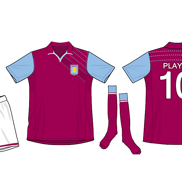 aston villa home kit