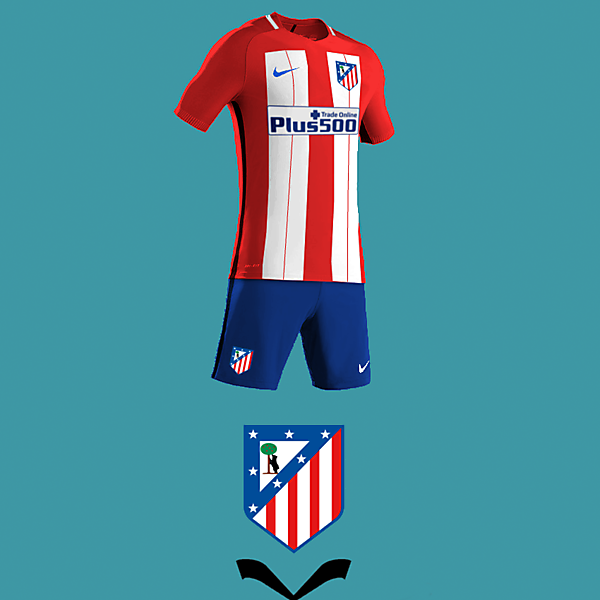 Atletico de Madrid home kit design