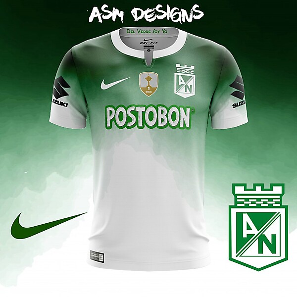 Atlético Nacional Nike 2018 Home Kit