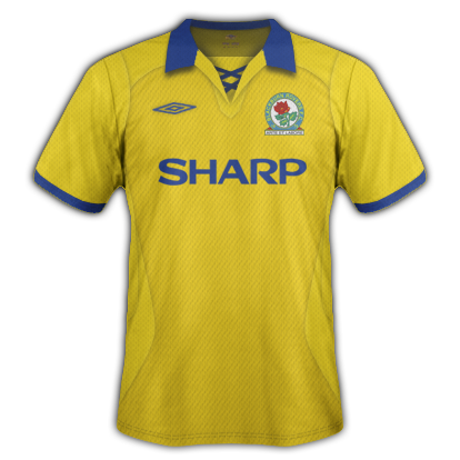 Blackburn Rovers retro style fantasy kit with Umbro