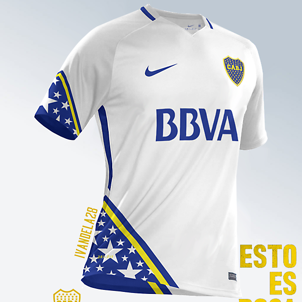 Boca Jrs Away Kit Nike v2