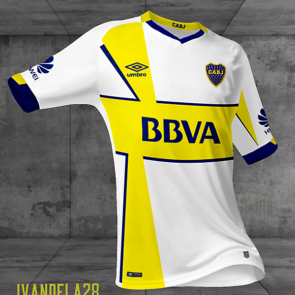 Boca Jrs Away Kit Umbro