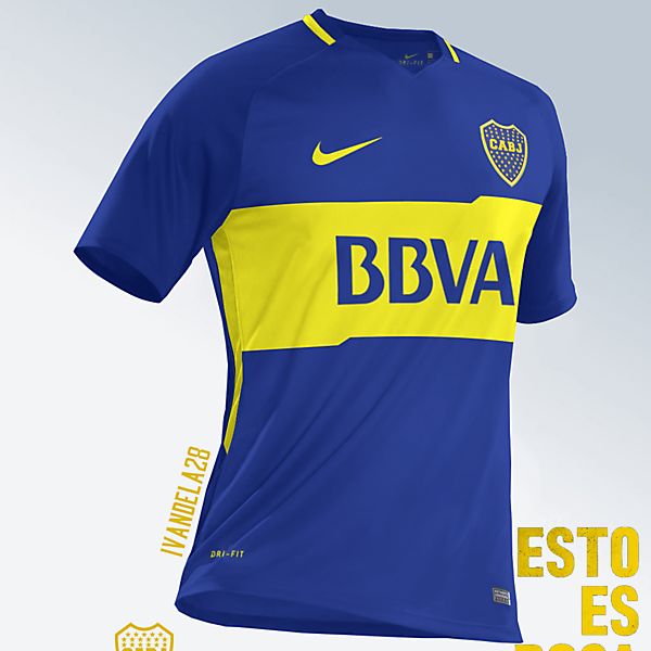 Boca Jrs Home Kit Nike