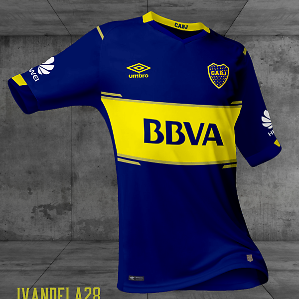 Boca Jrs Home Kit Umbro