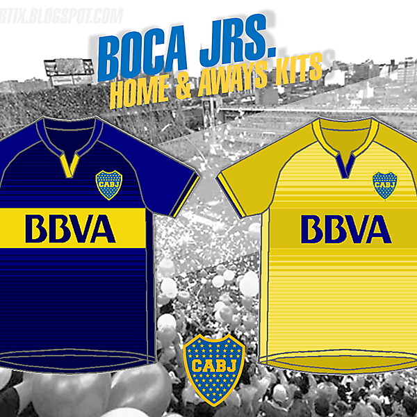 Boca Jrs. Home y Away Kits