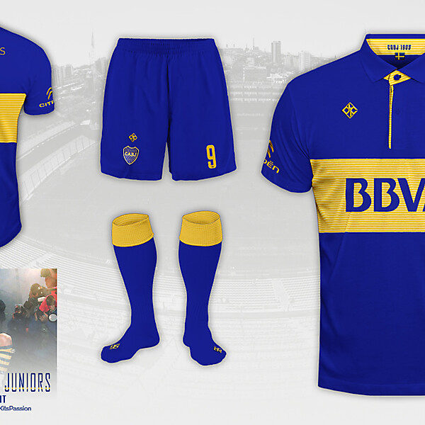 Boca Juniors fantasy kit.