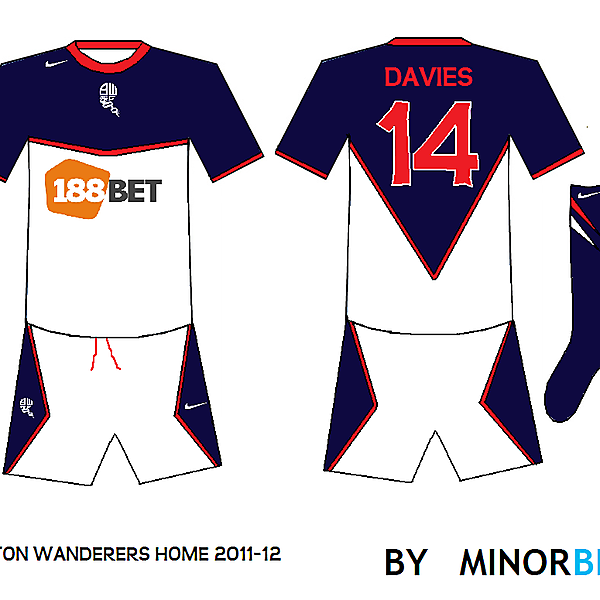 Bolton Wanderers home kit