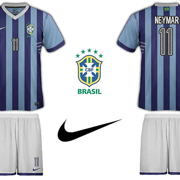 Brazil Nike Away Kit