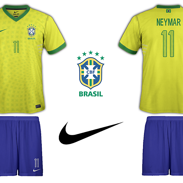 Brazil Nike Home Kit