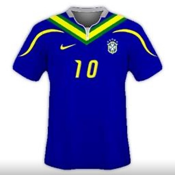 Brazil National Team Away Kit Design