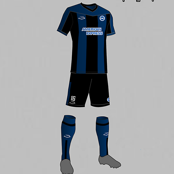 Brighton & Hove Albion (England) Away Kit 2016