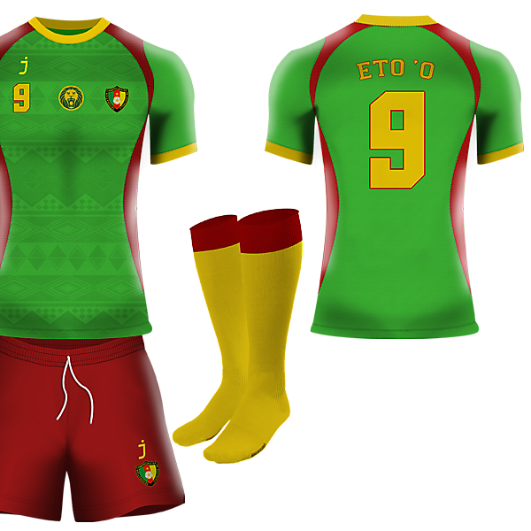 Cameroon home kit by j-sports